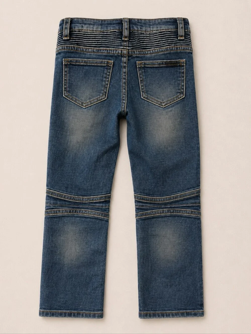 Haus of JR Size 5 Boy Blue Distressed Biker Moto Skinny Denim Jeans Distressed